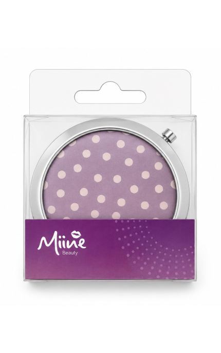 MIINE-Люстерко косметичне Miine у крапку 1 шт-4896012010818