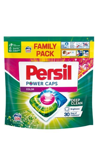 PERSIL-Капсули для прання Persil Power Caps Color Deep Clean 100 шт-9000101859379