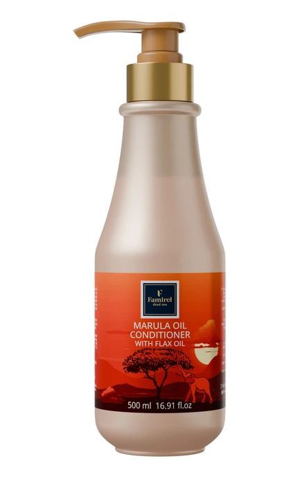 FAMIREL-Кондиціонер для волосся Famirel Marula Oil з олією насіння льону 500 мл-7290114085816