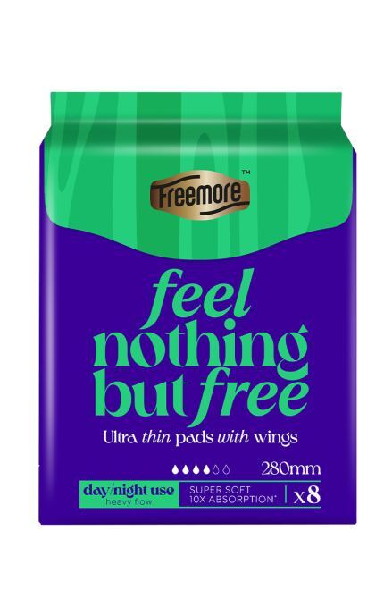 FREEMORE-Прокладки гігієнічні Freemore ультратонкі день/ніч 8 шт-6926052551816