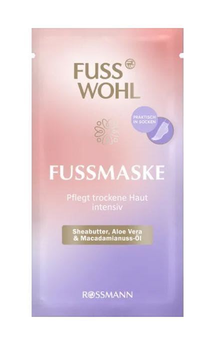 FUSSWOHL-Маска для ног Fusswohl Sheabutter & Aloe Vera 1 шт-4068134025210