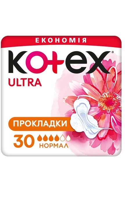 KOTEX-Прокладки жіночі гігієнічні Kotex Ultra Нормал ультратонкі 30 шт-5029053569093