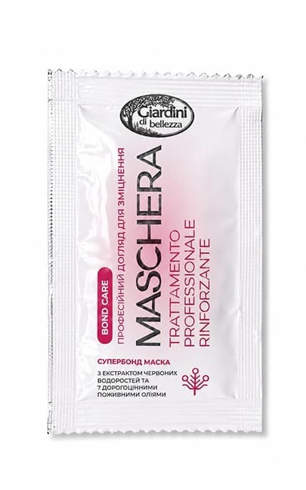 GIARDINI DI BELLEZZA-Маска для волос Giardini di Bellezza Super Bond Mask 10 мл-8019653056458