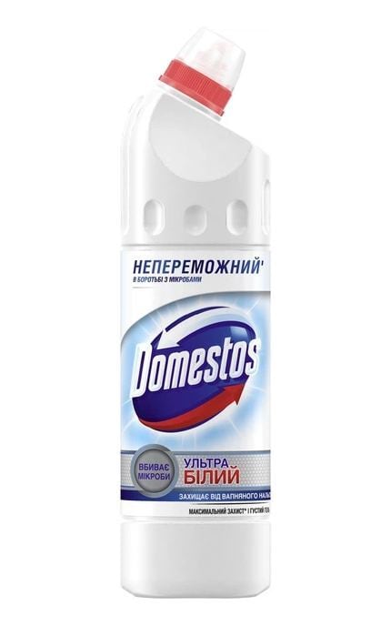 DOMESTOS-Средство для чистки унитаза Domestos Ультра белый 750 мл-8720181679070