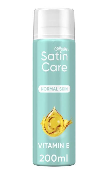 SATIN CARE-Гель для гоління Satin Care Normal Skin з вітаміном Е для жінок 200 мл-8006530148108