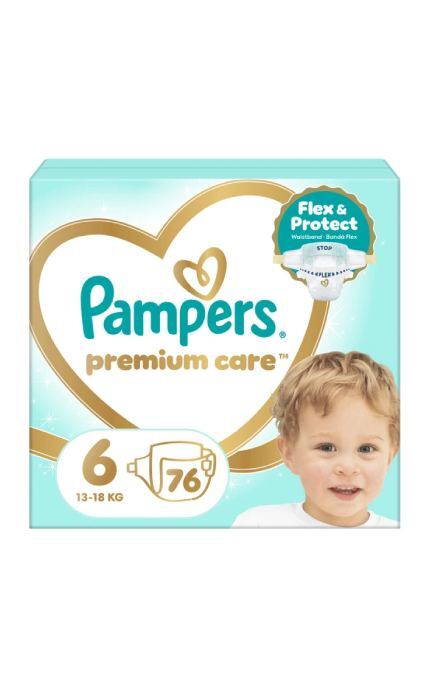 PAMPERS-Подгузники Pampers Premium Care Giant (13-18 кг) 76 шт-8006530260176