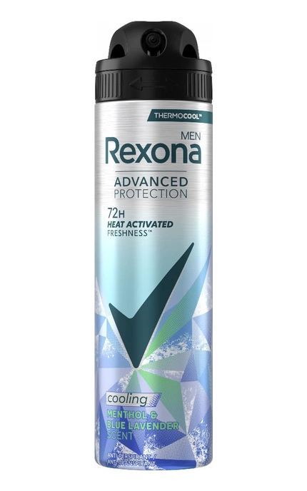 REXONA MEN-Антиперспирант-спрей Rexona Men Cooling Menthol & Blue Lavender 150 мл-8720181819704