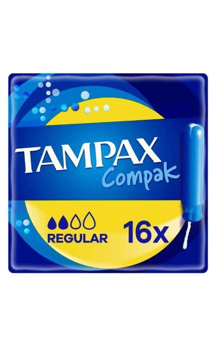 TAMPAX-Тампони Tampax Compak Regular з аплікатором 16 шт-4015400219538