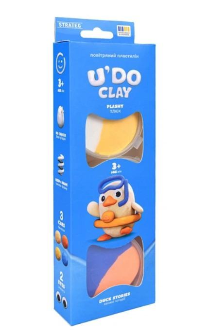 STRATEG-Набір для ліплення Strateg UDO CLAY Різнокольоровий 1 шт-4823113893866