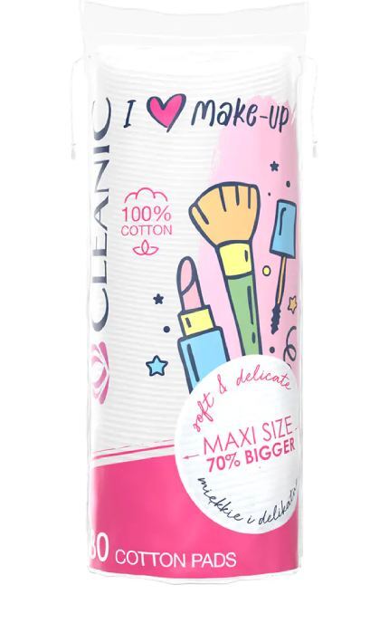 CLEANIC-Диски ватні I Love Make Up Cleanic 80 шт-5900095041771