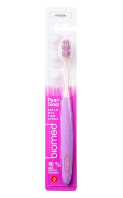 BIOMED-Зубна щітка Biomed Pearl Gloss Medium в асортименті 1 шт-3800237400638