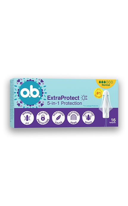 O.B.-Тампони o.b. ExtraProtect Normal 16 шт -3574661900421