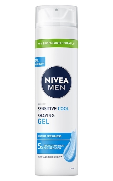 NIVEA-Гель для бритья Nivea Men Instant Protection Охлаждающий для чувствительной кожи 200 мл-5900017065434