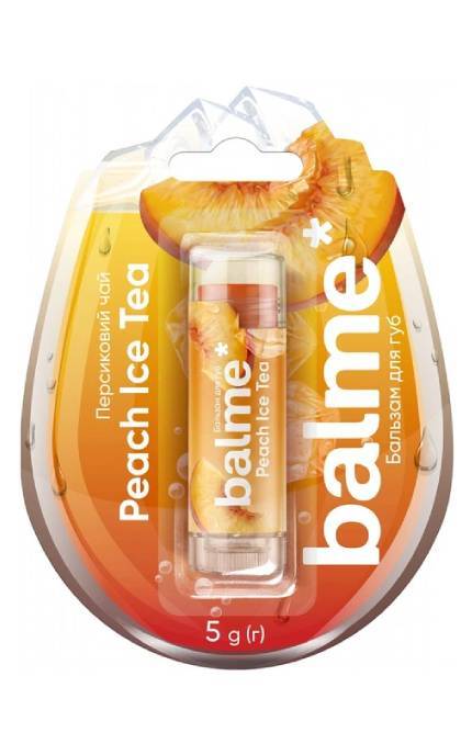 --Бальзам для губ Balme Peach Ice Tea 5 г-4823109414747
