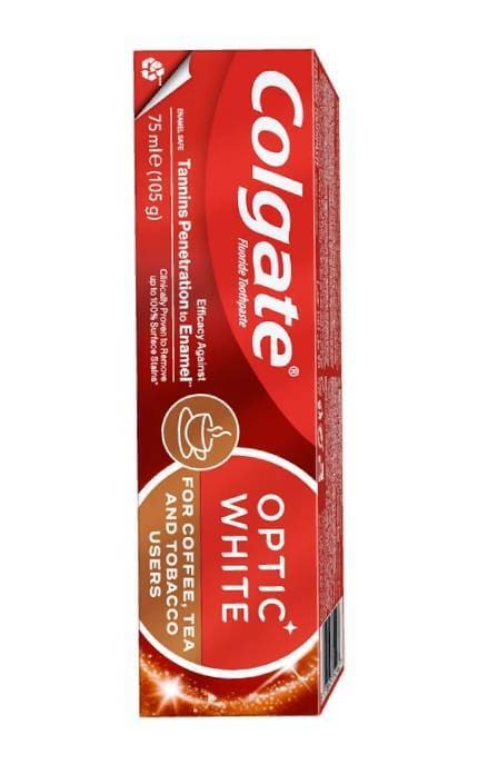 COLGATE-Зубна паста Colgate Optic White Відбілююча Для споживачів чаю, кави та тютюну 75 мл-8718951509627