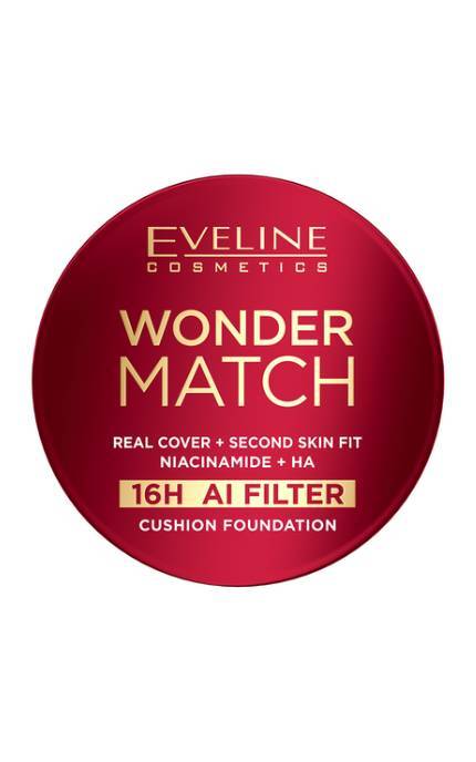 EVELINE-Тональна основа-кушон Eveline Cosmetics Wonder Match 04W Beige 15 мл-5903416030607