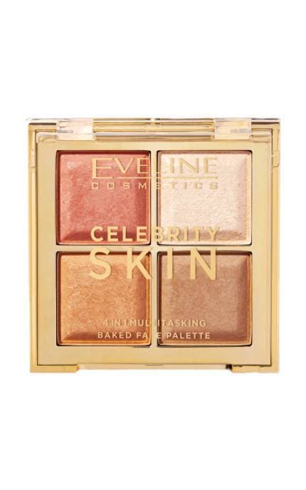 EVELINE-Палетка для макіяжу Eveline Celebrity Skin 4in1 16 г-5903416087243