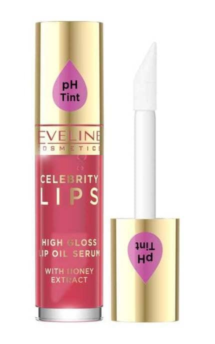 EVELINE-Олія-сироватка для губ Eveline Cosmetics Celebrity Lips Lip Oil Serum 04 Red 5 мл-5903416087618