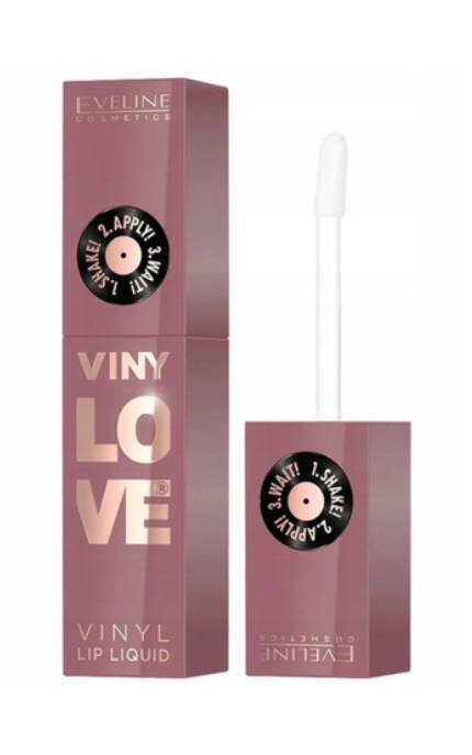 EVELINE-Рідка помада для губ Eveline Cosmetics VinyLove Vinyl Lip Liquid з вініловим фінішем  06 Chillie 4 мл-5903416086659
