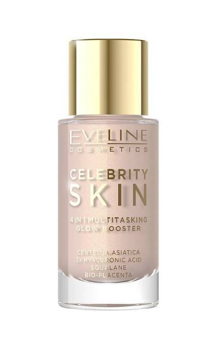 EVELINE-Праймер для обличчя Eveline Cosmetics Celebrity Skin 4 in 1 Multitasking Glow Booster 01N Universal Light 30 мл-5903416087250