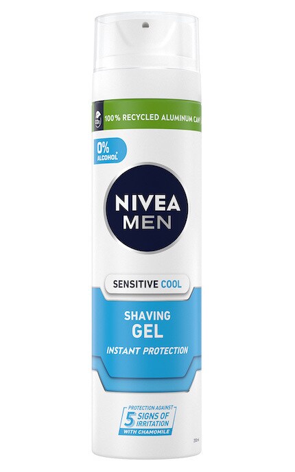 Гель для гоління Nivea Men Instant Protection Охолоджуючий для чутливої шкіри 200 мл