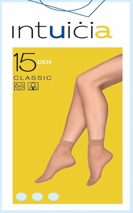 Получулки Intuicia Classic 15 Den Телесные | Watsons