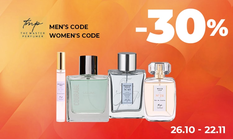 THE MASTER PERFUMER, MEN'S CODE, WOMEN'S CODE — −30%