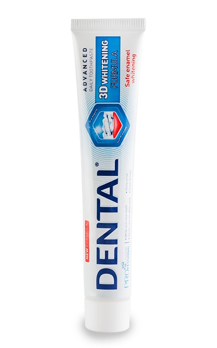 DENTAL PRO-Зубна паста Dental Pro 3D Whitening відбілююча-3800038948025