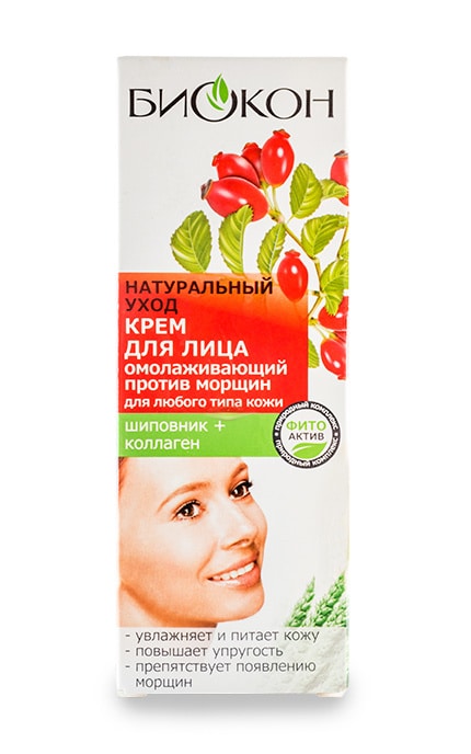 БИОКОН-Крем для лица Биокон Шиповник + Коллаген-4820160035553