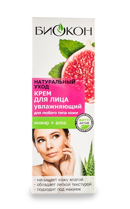 БИОКОН-Крем для обличчя Биокон Інжир+Алое-4820160035539