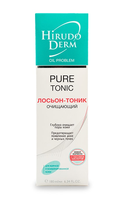 HIRUDODERM-Лосьйон-тонік Hirudo Derm Pure Tonic Очищувальний-4820008313171