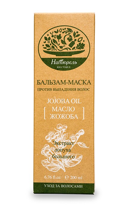 НАТЮРЕЛЬ BOUTIQUE-Бальзам-маска Натюрель Boutique проти випадіння волосся-4820184540545