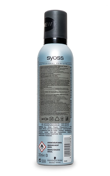 SYOSS-Мусс для укладки волос Syoss Fiber Flex Flexible Volume-9000101046878