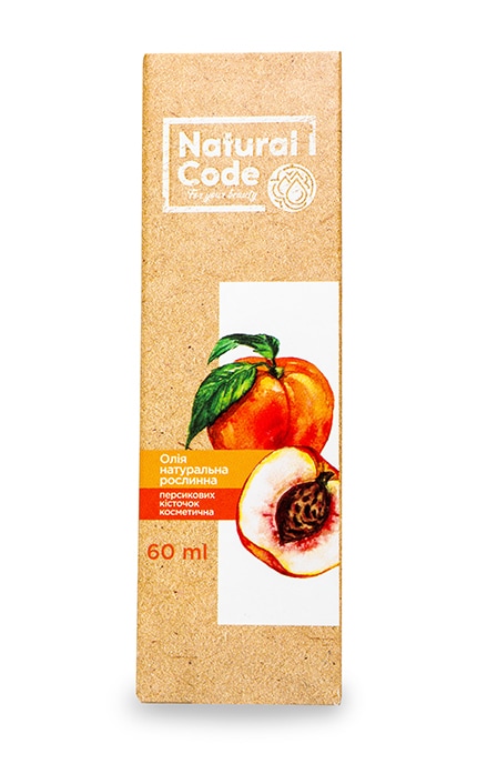 NATURAL CODE-Масло персиковых косточек натуральное растительное косметитеское Natural Code -4820174891091