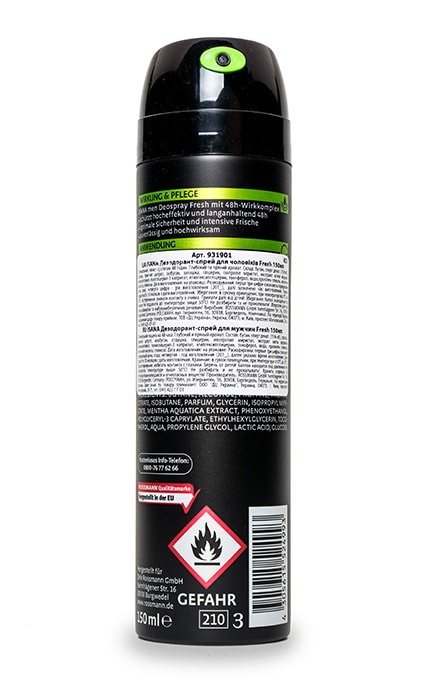 ISANA MEN-Дезодорант-спрей Isana Fresh для чоловіків-4305615614137