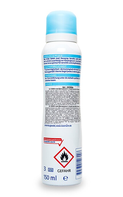ISANA MED-Дезодорант-спрей Isana Med Sensitiv Fresh-4305615629056