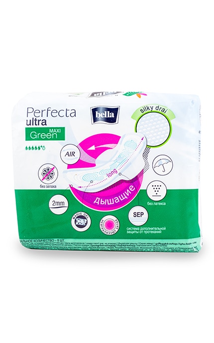 BELLA-Прокладки Bella Perfecta Ultra Maxi Green гігієнічні-5900516306076