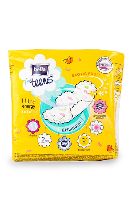 BELLA-Прокладки Bella for Teens Ultra Energy гігієнічні-5900516302405
