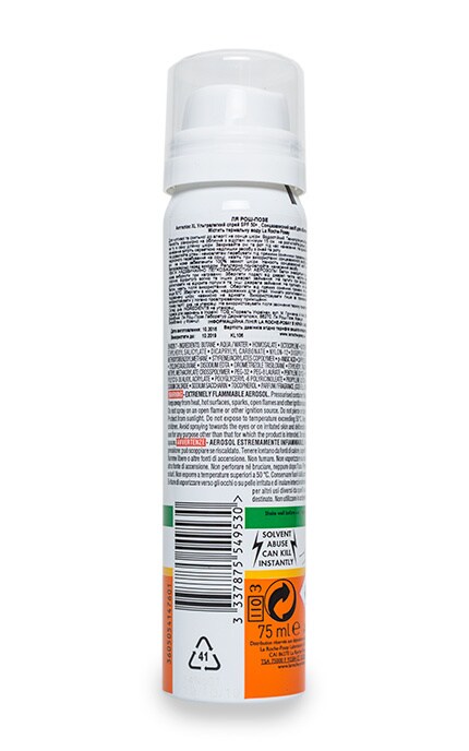 LA ROCHE-POSAY-Сонцезахисний спрей La Roche-Posay Anthelios SPF 50+ ультралегкий-3337875549530