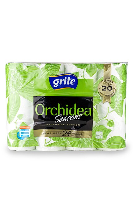 GRITE-Туалетная бумага Grite Seasons Orchidea-4770023348132
