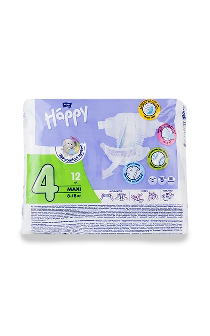 BELLA HAPPY-Підгузки Bella Happy 4 розмір 8-18 кг-5900516600372