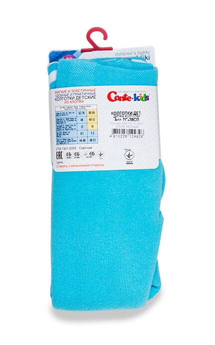 CONTE KIDS-Колготки детские Conte-kids Soft-tiki бирюзовые (р. 80-86)-4810226124826