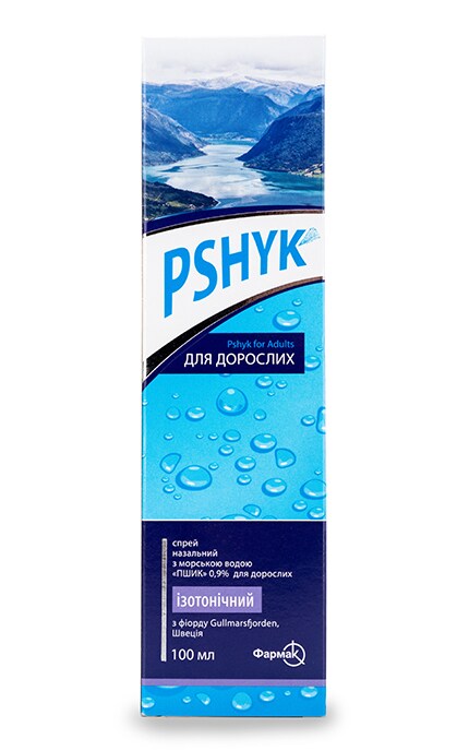 ФАРМАК-Спрей для носа Pshyk изотонический с морской водой Для взрослых-4823002223385
