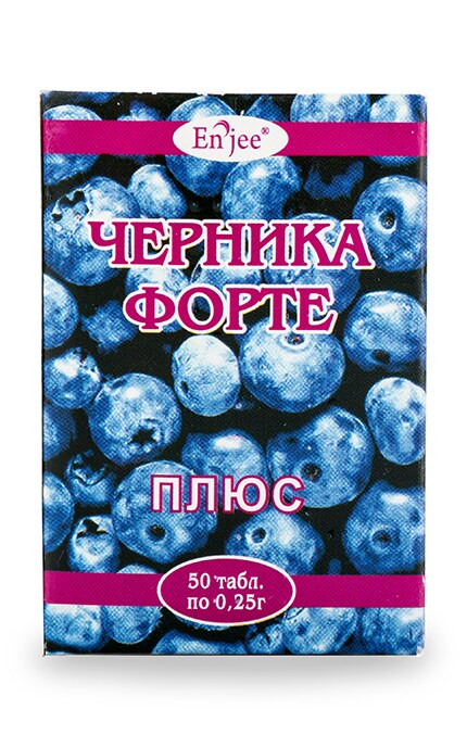 ГРІНВІЧ ТОВ-Диетическая добавка Грінвіч ТОВ Черника-Форте плюс, таблетки-4823048200012