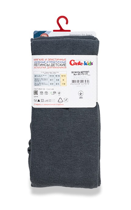 CONTE KIDS-Легінси дитячі Conte-kids Max Темно-сірі (р. 150-152) -4810226027479