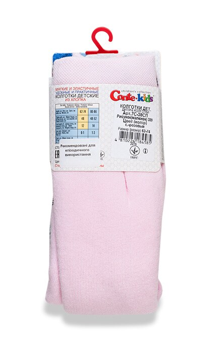 CONTE KIDS-Колготки дитячі Conte-kids Soft-tiki світло-рожеві (р. 62-74) -4810226184585