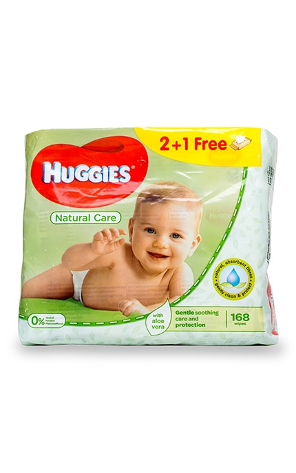 HUGGIES-Вологі серветки Huggies Natural Care-5029053550176