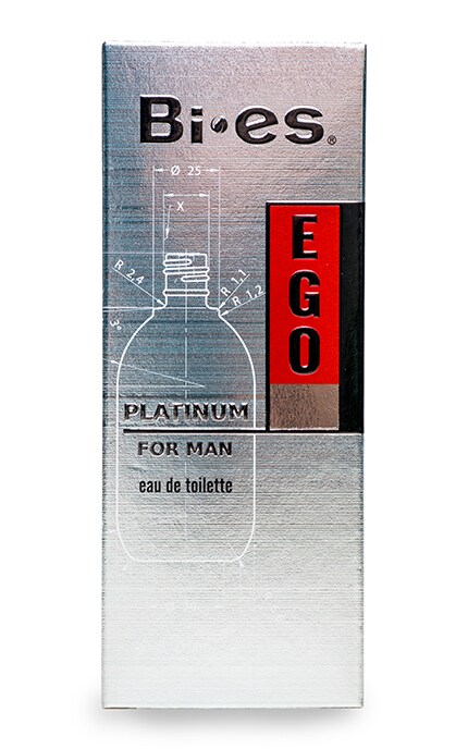 BI-ES-Туалетна вода для чоловіків Bi-Es Ego Platinum Men -5907699480524