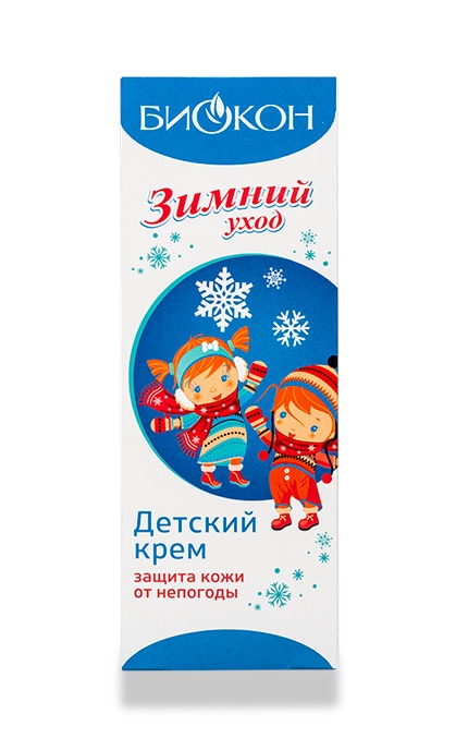 БІОКОН-Крем Биокон Зимний уход Защита кожи от непогоды детский 60 мл-4820160036345