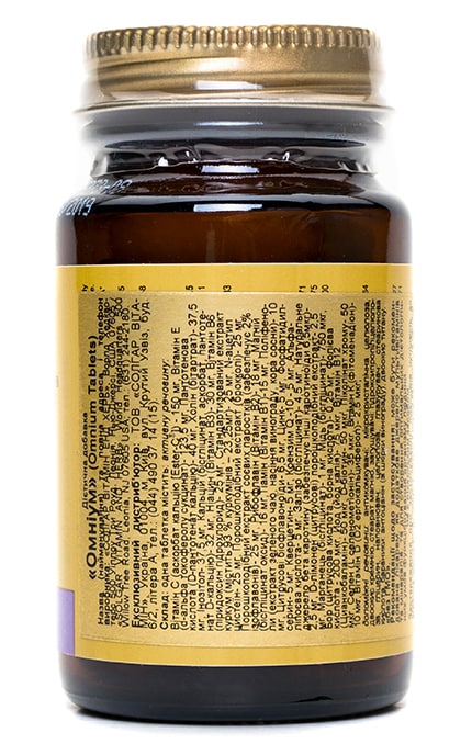 SOLGAR VITAMIN_СОЛГАР-Вітамінно-мінеральний комплекс Solgar Омніум таблетки-33984001466
